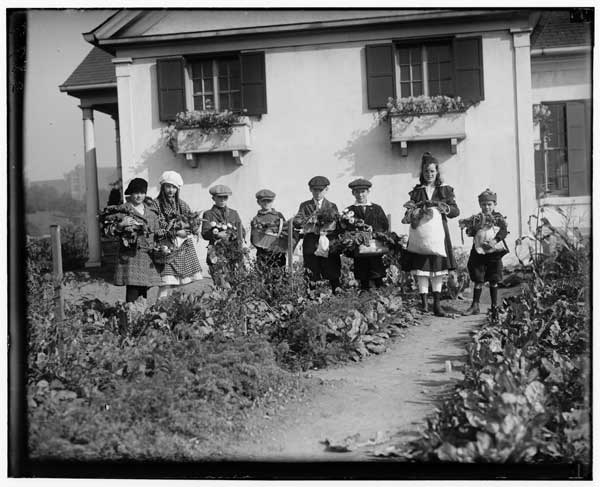 Vegetables, Crop of.
Class at S. side of Children's House.