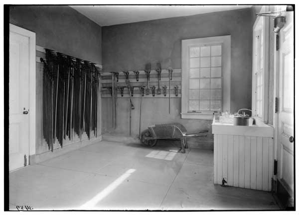 Tool room, Children's House, 1920