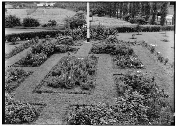 Formal Garden.  At Children's House, 1920.