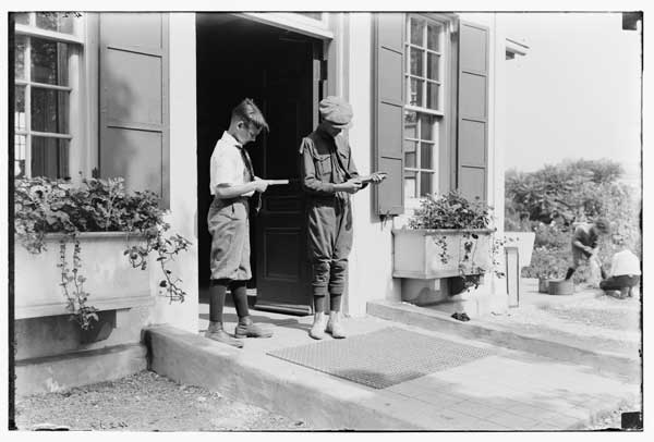 Lines, Garden.
Care of , after use.  1922.