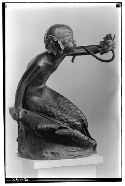 Statue, "The Merchild".
In photographic studio, 1928.