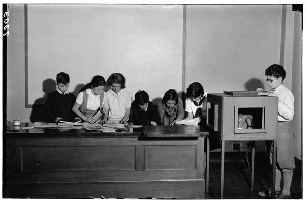 Ethical Culture School.  Blueprinting lvs.  1931.  Group 2.