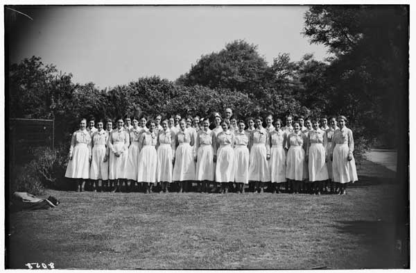 Kings County Hospital: Class of Nurses in Training, BBG, 1932.