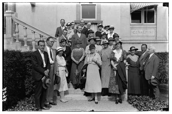 Group: American Rock Garden Society at first annual meeting, held at BBG May  22, 1934.
