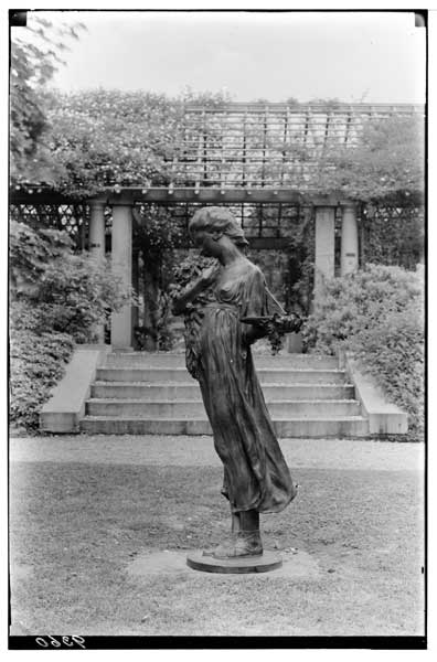 Statue (bronze)-"Roses of Yesterday."  By  Harriet W. Frishmuth.